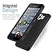 Lumia 950 Case, MoKo [Shock Absorption] Slim Dual Layer Protective Case with Soft Silicone Bumper and Rigid PC Back Cover for Microsoft Lumia 950 5.2 Inch (2015) - Black