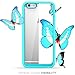 iPhone 6s Case, [Scratch Resistant] i-Blason Clear [Halo Series] Also Fit Apple iPhone 6 Case 6s 4.7 Inch Hybrid Bumper Case Cover (Clear/Blue)