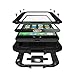iPhone 8 Plus Case,iPhone 7 Plus Case,Gorilla Glass Metal Extreme Shockproof Heavy Duty Cover Shell Case Full Body Protection for Apple iPhone 8 Plus/7 Plus (Black)