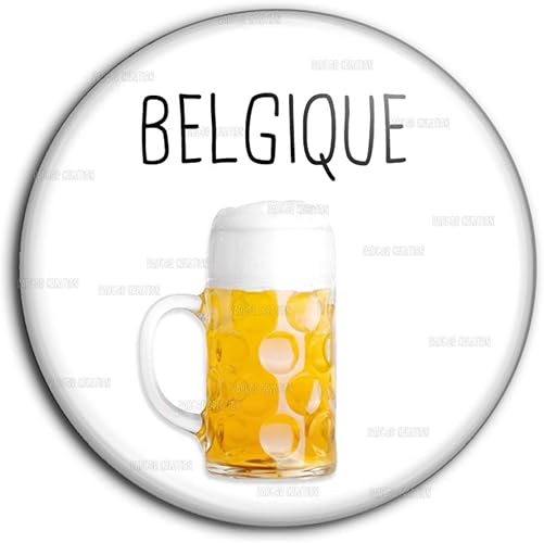 Badge 25mm Belgique Pinte De Biere Humour Symbole Pays Pins Bouton Epinglette Amazon Fr Bijoux