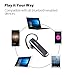 Marnana Bluetooth Headset with 18 Hours Playtime, Ultralight Earbud w/Noise Cancelling Mic, Carrying Case, Wireless Earpiece Hands-Free Call for iPhone Android Mobile Phone Tablet Office Truck Driver