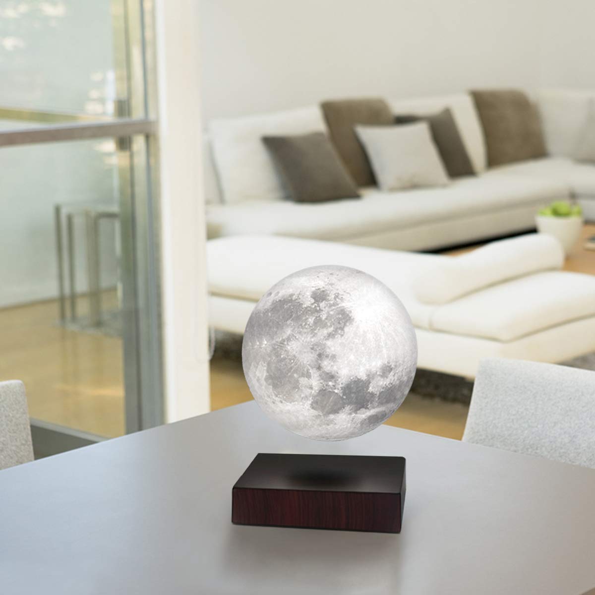 Condition photo showing New/Like New for vgazer moon lamp 3d printing magnetic levitating moon light lamps for home?office decor, creative gift-6 inch (white)