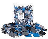 1000 Piece Classic Bricks by Strictly Briks | Building Brick Set | 100% Compatible with All Major Brick Brands | Premium Tight Fit Building Bricks in Space Themed Colors | 9 Different Shapes and Sizes