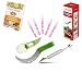 KitchWhiz - Premium Watermelon Slicer - Stainless Steel Watermelon Knife with Melon Baller & Avocado Slicer For Hassle free Juicy slices and fruit decoration - BONUS Salads & Fruit Ideas E-Book
