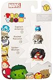 Tsum Tsum Marvel 3-Pack: Spider Woman/Rocket/Captain America Toy Figure