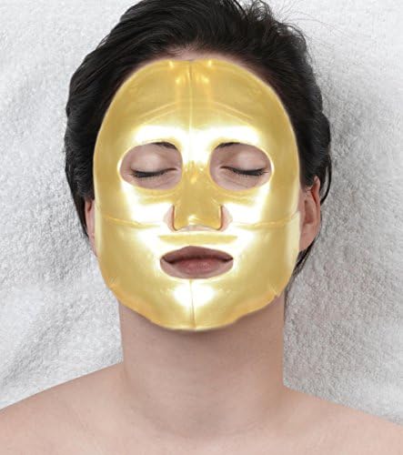 Gold Collagen Crystal 2-Piece Facial Mask, Anti-Aging, Anti-Wrinkle, Moisturizes, Whitens
