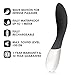 LELO MONA Wave Best Internal G-Spot Massage Vibrator, 10 Vibration Modes, Black