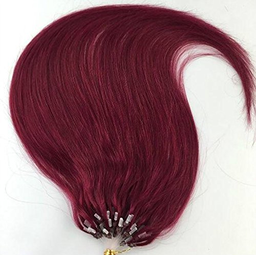 Futuretrend@22" Loop Micro Ring Beads Tipped Remy Human Hair Extensions 100s for Women's Beauty Hairsalon in Fashion