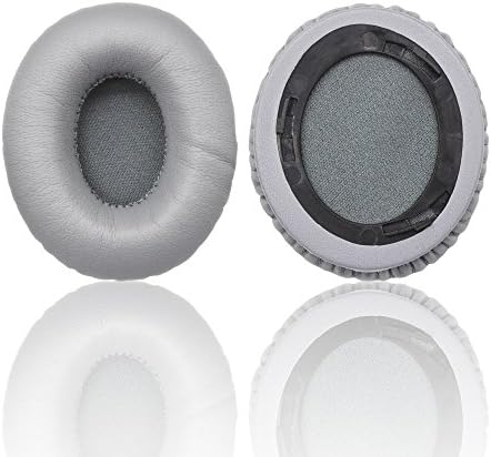 Replacement Earpad cushions For Monster Beats By Dr. Dre Solo & Solo HD Headphone With Headphone Cable Cord Clip Grey