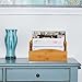 Bamboo 3-Slot Mail Organizer Mail Sorter by Intriom Bamboo Collection