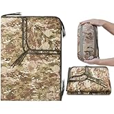 Mirzoyan Woobie Blanket, Military Poncho Liner Camo Insulated Camping Woobie Blanket for Outdoor Hiking (Yellow-cp)