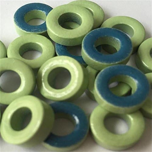 100ea 11X6X4mm Al 35nH Each N2 Small ferrite Ring ferrite core for chokes inductors isolators or for Cable Wires as EMI Noise Cancel Filter ferrite Bead 44-52