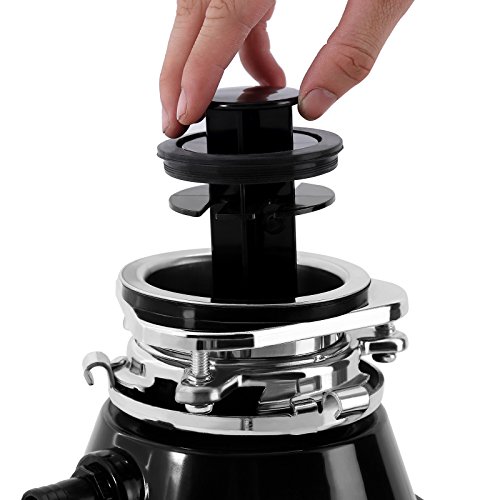 Nurxiovo Garbage Disposal Continuous Food Feed Home Kitchen Waste W/Plug 1.0 HP 2600 RPM