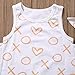 bestpriceam Baby Clothes, Newborn Toddler Printing Bodysuit Romper Jumpsuit (6-12M, White)
