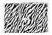 Premium Fashion Animal Print Zebra Shawl Scarf Wrap - White
