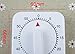 Demarkt Mechanical Kitchen Timer/60 Mins/White