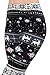 VIV Collection One Size Print Fashion Leggings, Reindeer Snow