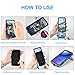 CORNMI Waterproof Case Compatible with iPhone Xs iPhone X Shockproof Case Full Sealed IP68 Certified Waterproof Shockproof Snowproof Protection Underwater Dry Bag Compatible for iPhone X/XS (Black)