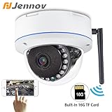 Jennov 720P Wifi Smart Wireless Security Cameras Outdoor Waterproof Cctv Dome IP Camera With Built-in 16G TF Card Day Night Vision Mobilephone Remote View