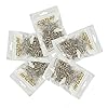 Shelure-Ball-Bearing-Swivel-with-Coastlock-Snap-Strong-Welded-Ring-Fishing-Swivels-Assortment-for-Saltwater-Silver-Coatedpack-of-20