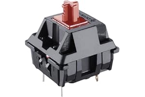 Cherry MX Key Switches for Mechanical Gaming Keyboards | Plate Mounted | MX1AL1NN (Cherry Red, 90 Pcs)