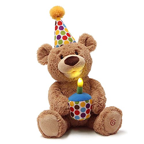 Gund Happy Birthday Plush Teddy Bear Stuffed Animal Toy