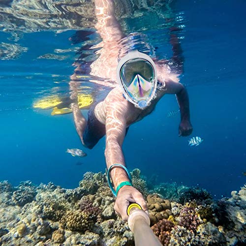Orsen Newest Version Full Face Snorkel Mask Foldable 180 Panoramic View