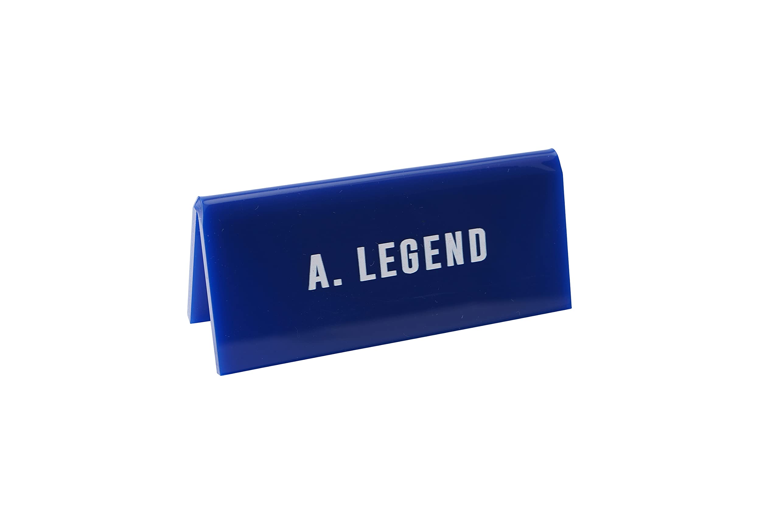 Eureka by CGB Giftware 'A. Legend' Novelty Fun Name Plate Plaque Desk Sign Office Gift | Made in The UK | GB05056