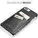 KAVAJ iPhone 8 Plus iPhone 7 Plus Case Leather Tokyo Black Slim-Fit Genuine Leather iPhone 8 Plus Wallet Case Leather iPhone 8 Plus Bumper Case with Business Card Holder Cover for Apple iPhone8 Plus