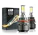 120W 12000LM LED Headlight High/Low Beam Fog DRL Conversion Kit Light Bulbs 6000K White 3 Year Warranty (9007)