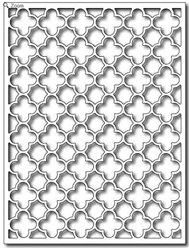 Frantic Stamper - Dies - Quatrefoil Card Panel