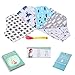 Baby Bandana Drool Bibs | Eco Silicon Spoon – 5 Teething Bibs for Newborn Boys and Girls – Made of Natural Cotton and Soft Fleece - Unisex Patterns, Suitable as Baby Shower Gift Set (Unisex) by ILOVEM