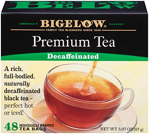 BIGELOW 48 COUNT PREMIUM DECAFFEINATED BLEND BLACK TEA...