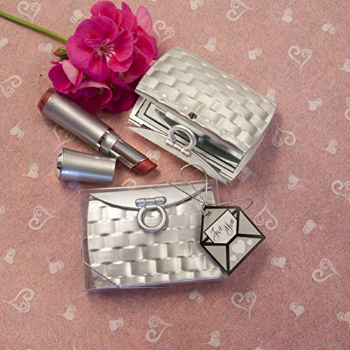 FASHIONCRAFT 5926 Pocketbook-Design Elegant Reflections Collection Compact Mirror Favors, Set of 40 - Thumbnail 5