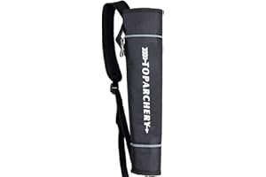 TOPARCHERY Arrow Quiver Holder Hip - Large Capacity Arrow Bag Compound Recurve Bow Practice Target Nylon Arrow Bag Quiver Suitable for Youth and Adults