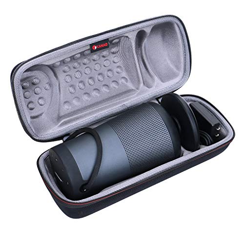 XANAD Hard Travel Carrying Case for Bose SoundLink Revolve+ Portable & Long-Lasting Bluetooth 360 Speaker - Storage Protective Bag (Grey)