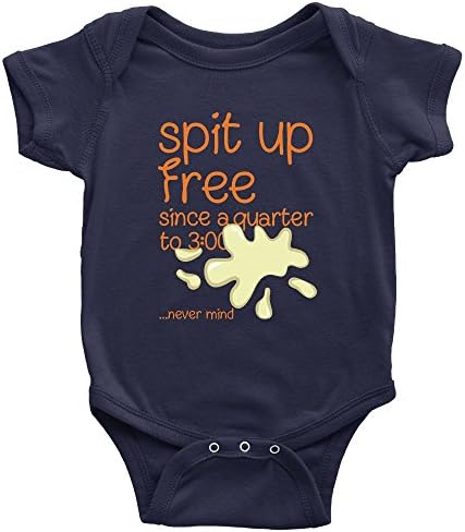 Cool Cat Designs Spit Up Free Funny Infant Unisex Onesie Bodysuit