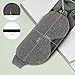Eye Mask for Sleeping Blackout - AUPHIL 3D Contoured Eye Mask for Lash Extension Blindfold Sleeping Mask for Men Women Side Sleeper 100% Light Blocking, Soft Silk Like Sleep Mask