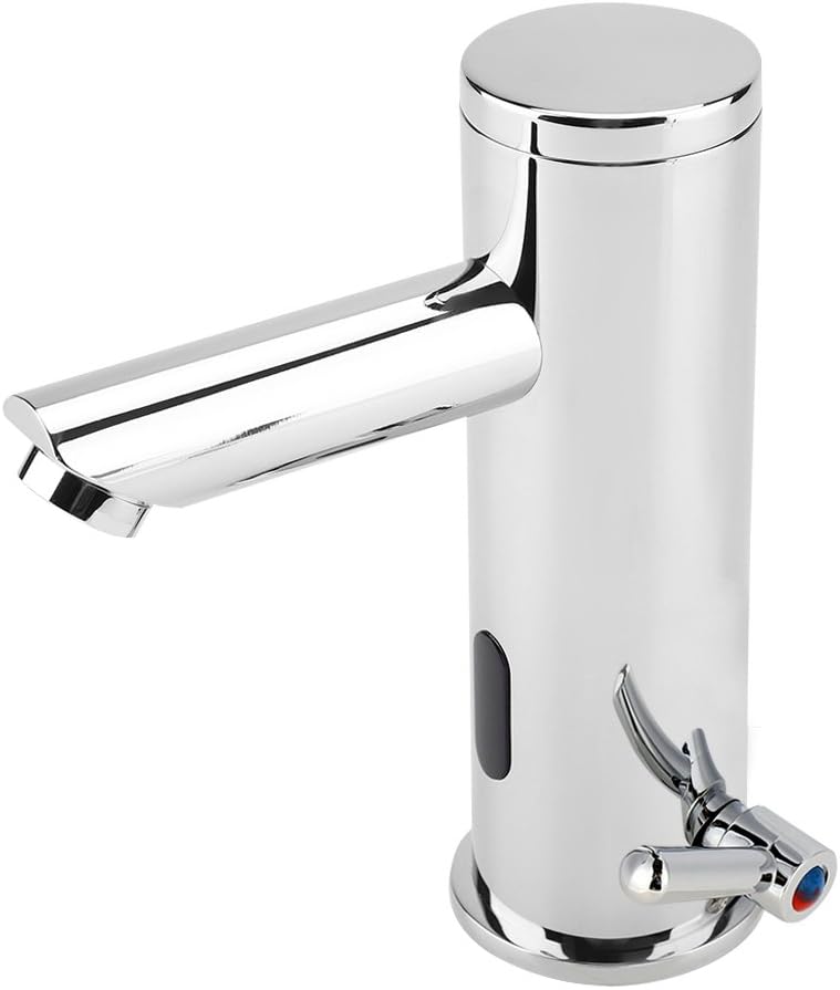 Basin Faucet Water-tap Brass AUTO Touchless Infrared Sensor Hot and Cold for Bathroom Kitchen, Copper