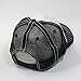 The Vintage Year Washed Cotton Low Profile Mesh Adjustable Trucker Baseball Cap (Black/White/Black)