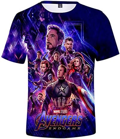 Unisex 3D Avenger's Endgame T-Shirt | Premium Superhero Shirt Casual Tees