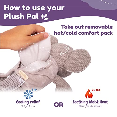 WILD BABY Plush Elephant Stuffed Animal Microwavable Stuffed Animal