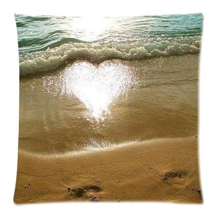 Hx Lds Mer Coucher De Soleil Wave Plage Sable Amour