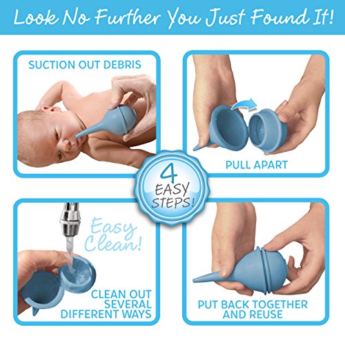 BoogieBulb® Baby Nasal Aspirator The First True Cleanable & Reusable