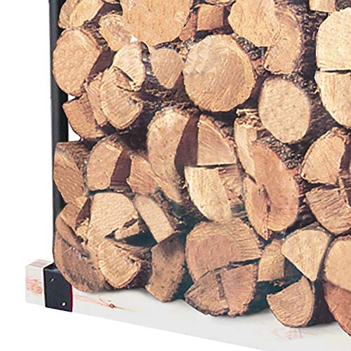 Landmann Adjustable 16 Foot Tubular Steel Firewood, Kindling & Log Rack (2 Pack) - Thumbnail 4