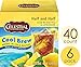 Celestial Seasonings Cold Brew Iced Tea, Half and Half Iced Black Tea and Lemonade, Contains Caffeine, 40 Tea Bags (Pack of 6)
