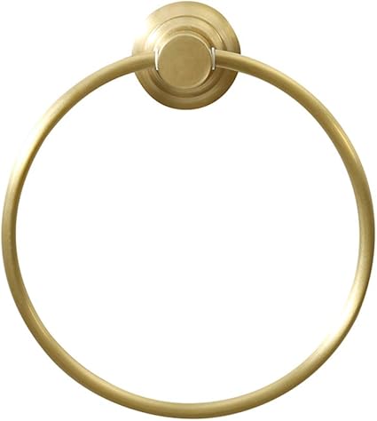 Y-nloy Toallero de baño Redondo Anillo de Soporte de Pared ...