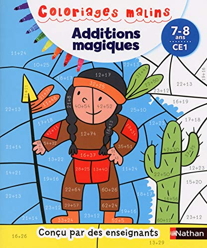 Coloriages Malins - Additions Magiques CE1 - des 7/8 ans (French Edition) by Pascale Chavanette-Iglésia