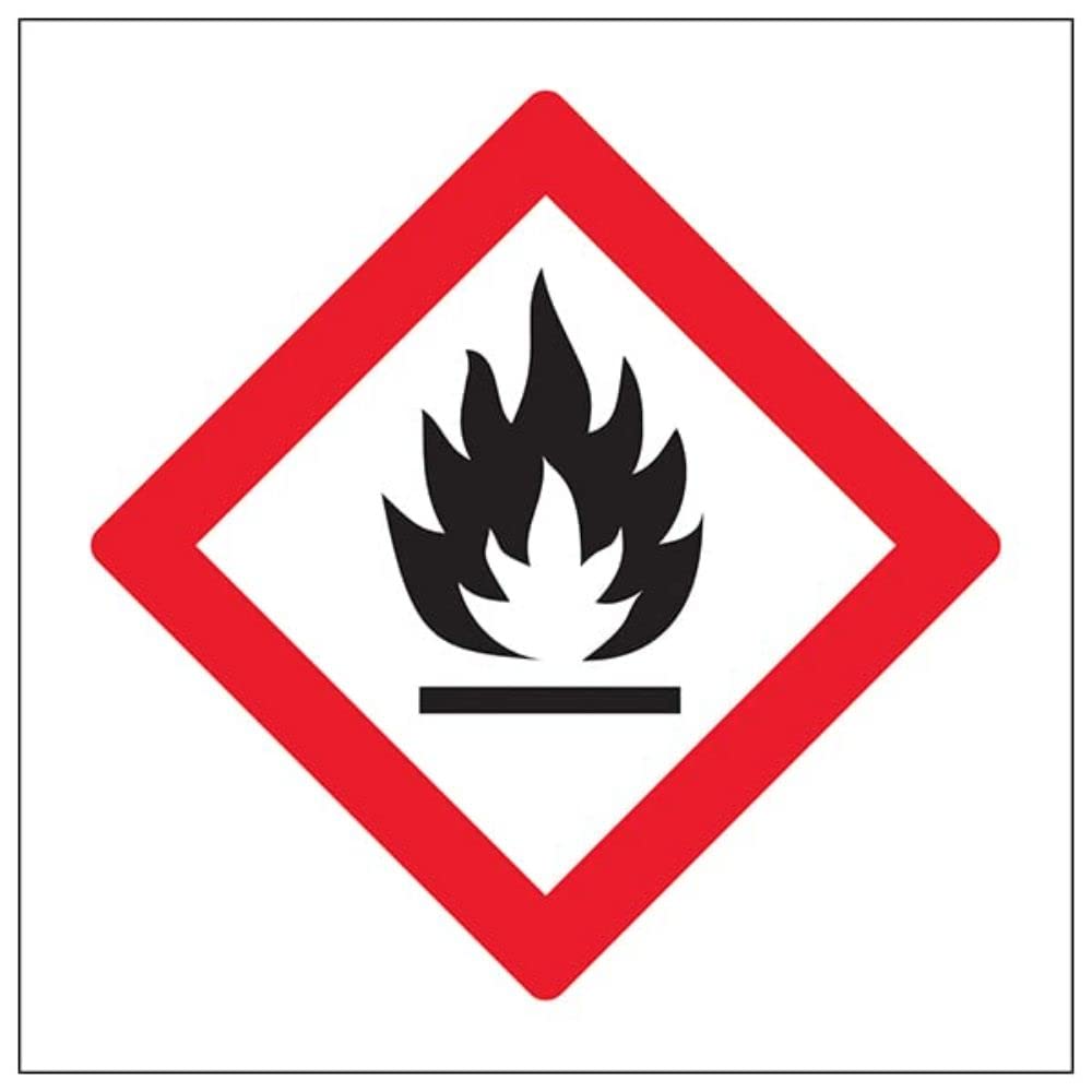 V Safety Flammable gasses, liquids, solids-300x300mm-Magnetic Safety Sign