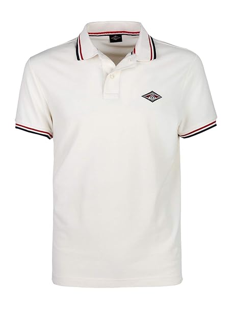 polo bianca manica corta uomo